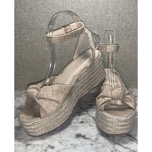 Forever 21 Women's Espadrille Sandals CD4 Tan Size 7.5